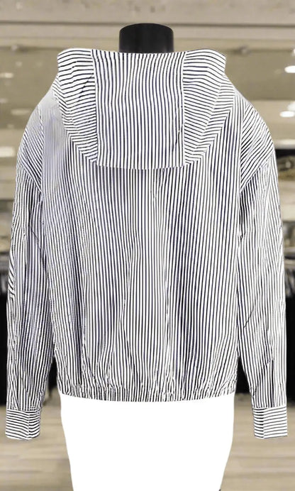 PRADA women’s striped hooded jacket - IT42 | L - Jackets