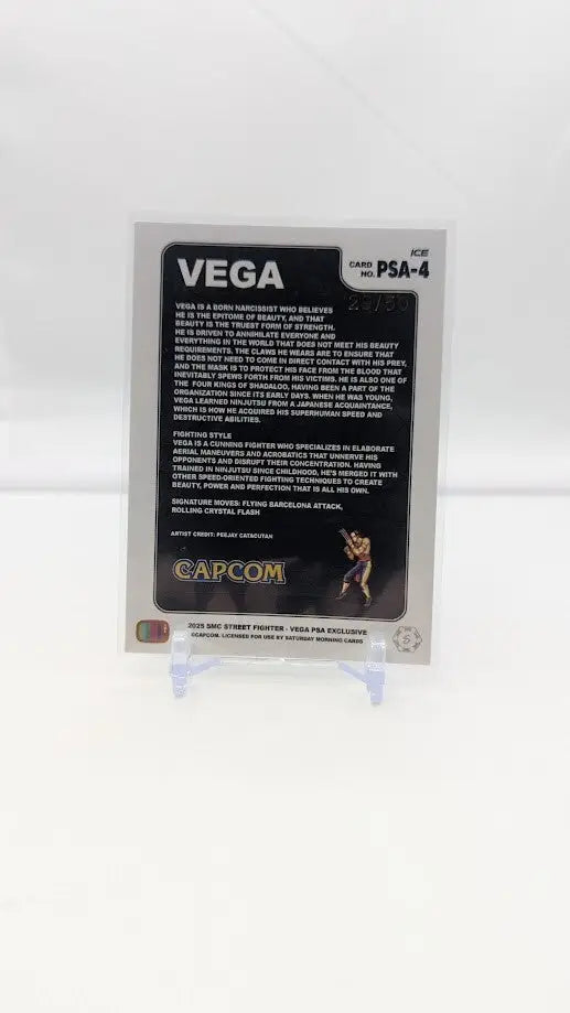 PSA Promo Street Fighter 2: Champion Edition Vega PSA-4 Cracked Ice 29/50