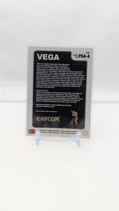 PSA Promo Street Fighter 2: Champion Edition Vega PSA-4 Cracked Ice 29/50