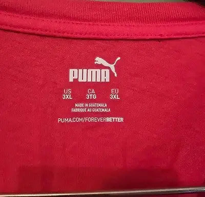 Puma 3XL Graphic Tee Red with 3D Logo READ DESCRIPTION
