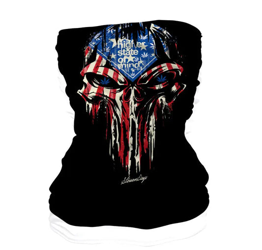 Punisher Red White and Blue Gaiter - Red White and Blue Gaiter