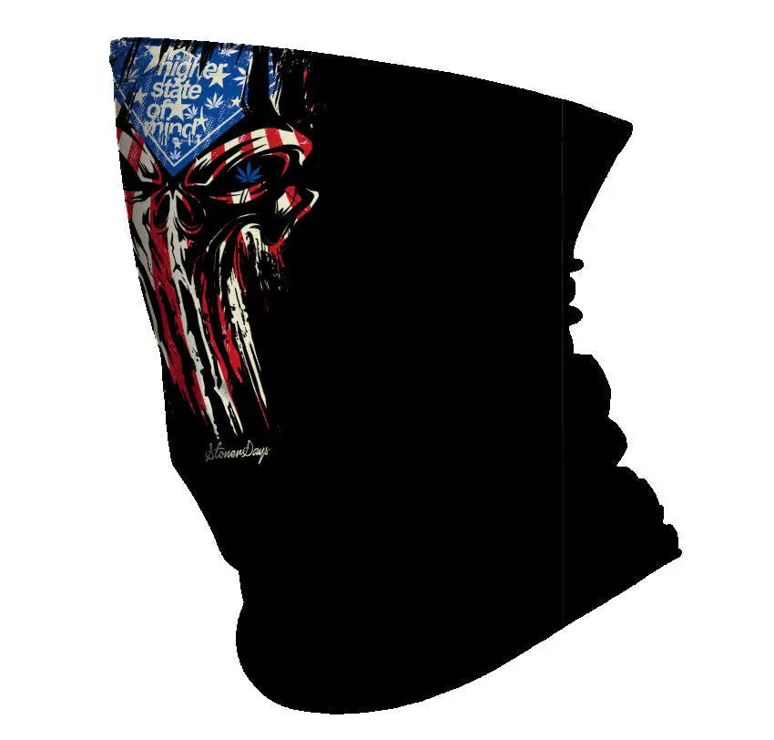 Punisher Red White and Blue Gaiter - Red White and Blue Gaiter