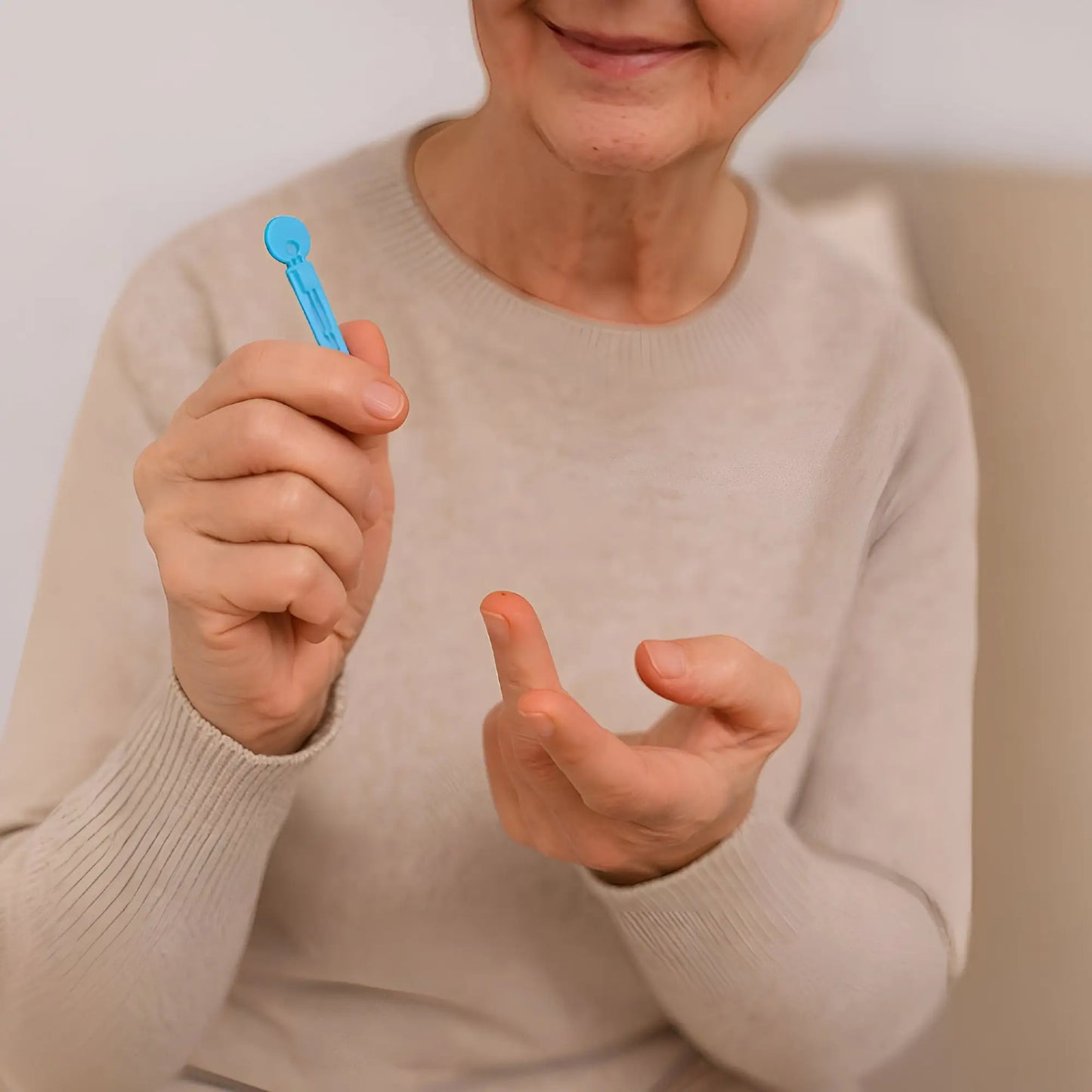 Pursonic Blood Glucose Monitoring Bundle – Glucose Meter with Bluetooth + 50 Test Strips + 50 Sterile Lancets - Wellness