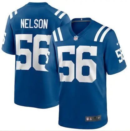 Blue Indianapolis Colts Quenton Nelson #56 Nike Game Player Jersey with NELSON on back