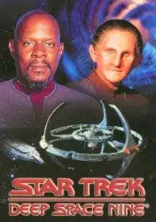 Promotional poster for Star Trek Deep Space Nine on the DST07 Action Figure Promo Card