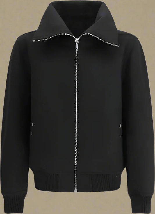 RICK OWENS men's Blixa Dracucollar Wool Jacket