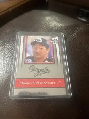 Rare Dale Earnhardt Press Pass Stealth Quotes Chrome Foil Trading Card #DE76