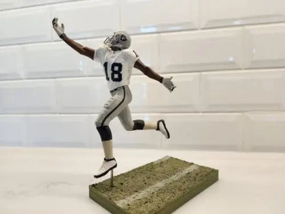 Randy Moss Raiders Rare McFarlane action figure football player figurine display