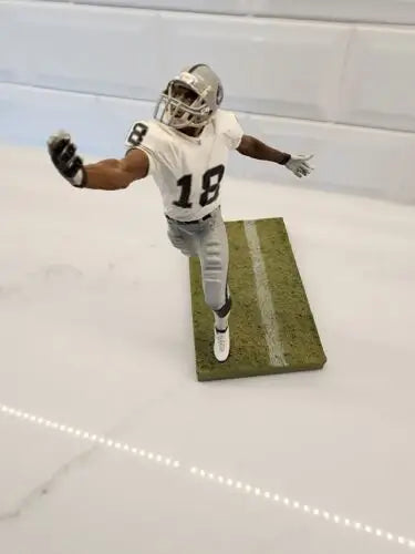 Rare McFarlane action figure of Randy Moss as a Raiders wide receiver