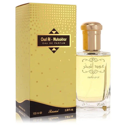 Rasasi Oud Al Mubakhar by Rasasi - Eau De Parfum Spray (Unisex) 3.3 oz - Women / Medium - Eau De Parfum Spray (Unisex)