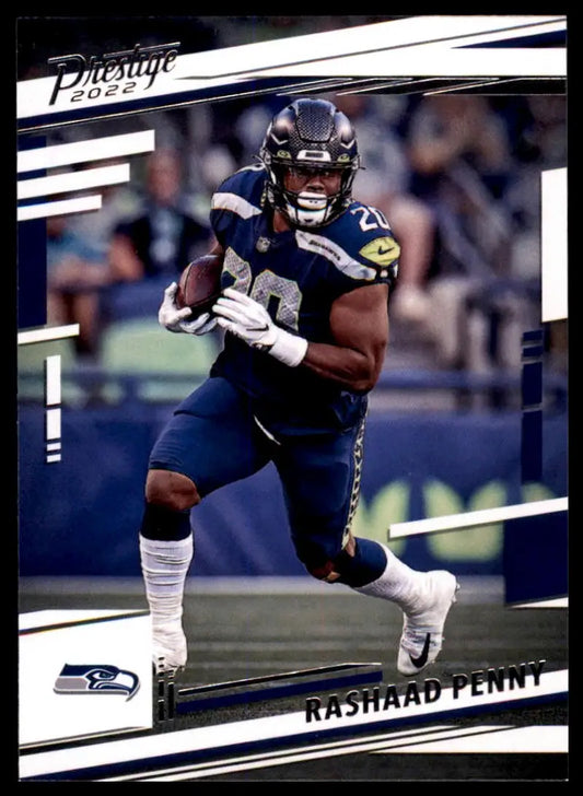 Rashaad Penny football card from Panini Prestige 2022 Seattle Seahawks collection