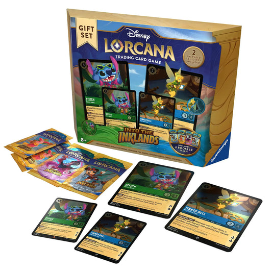 Disney Lorcana trading card game gift set with foil cards and exclusive artwork