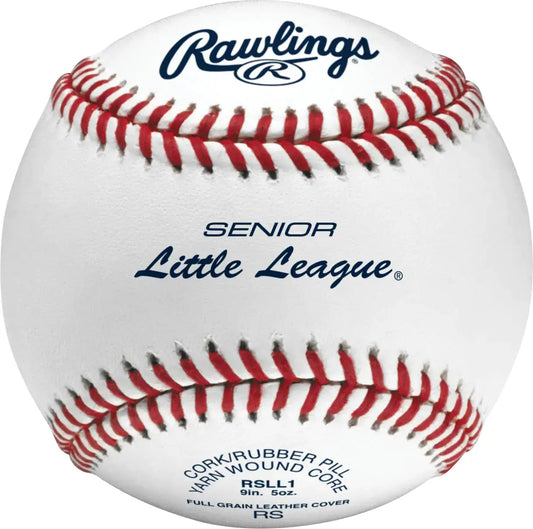 Rawlings Raised Seam Baseballs for Senior Little League Youth 14U Competition Grade