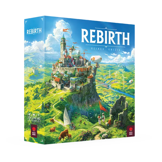 Rebirth Mighty Boards game box from Rebirth Mighty collection, engaging strategy gameplay