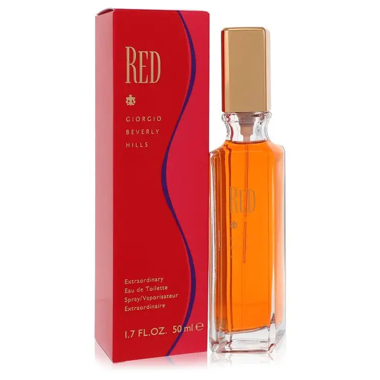 Red by Giorgio Beverly Hills - Eau De Toilette Spray 1.7 oz - Women / Medium - Eau De Toilette Spray 1.7 oz