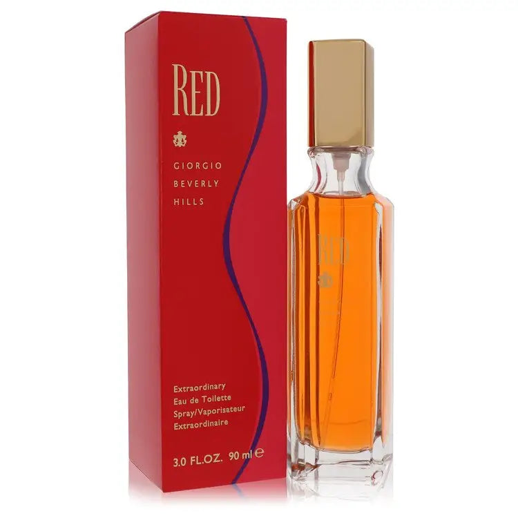 Red by Giorgio Beverly Hills - Eau De Toilette Spray 3 oz - Women / Medium - Eau De Toilette Spray 3 oz