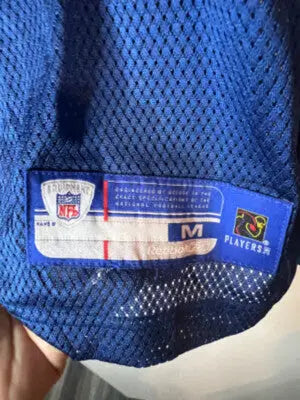 Blue mesh Reebok NFL field jersey with NFL equipment tag for Indianapolis Colts 28