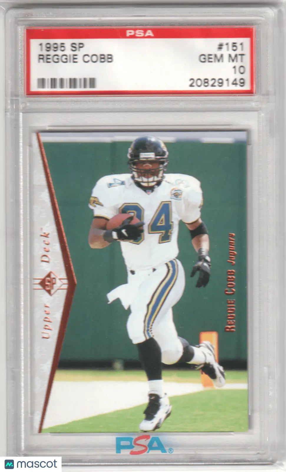 Reggie Cobb 1995 Upper Deck SP football card GEM MINT from Columbia Hobby