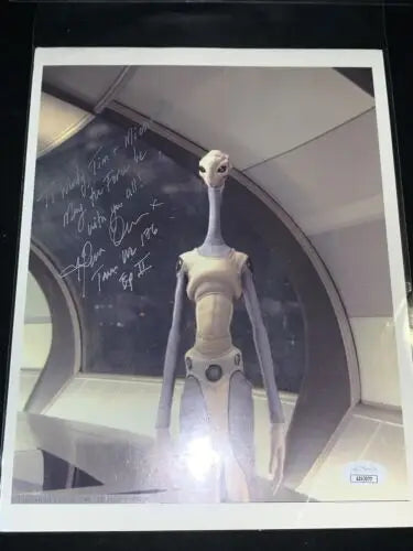 Rena Owen Star Wars signed photo of Taun We for trading cards collectors