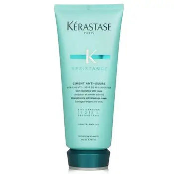 Resistance Ciment Anti-Usure Strengthening Anti-Breakage Cream - Rinse Out (For Damaged Lengths & Ends) - 200ml/6.8oz