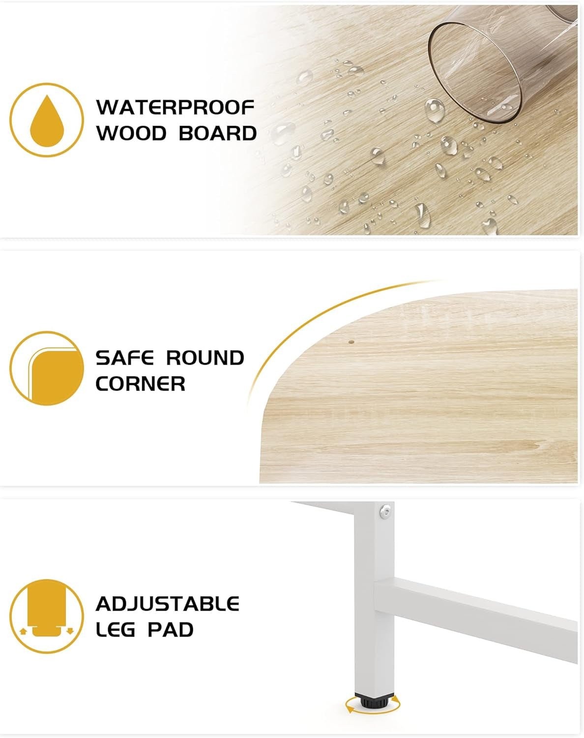 Reversible L Shaped Desk with Large Surface, 69 Inch Sturdy Corner Desk with Storage Shelves, Premium Office Computer Desk Workstation for Home Office Gaming-4