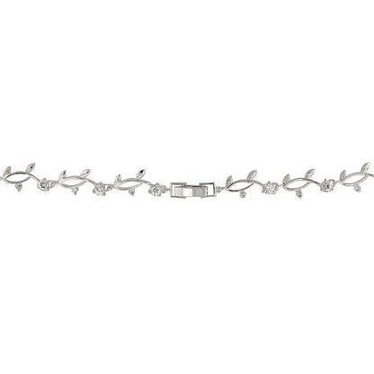Rhodium Plated Vineyard Necklace - Necklaces