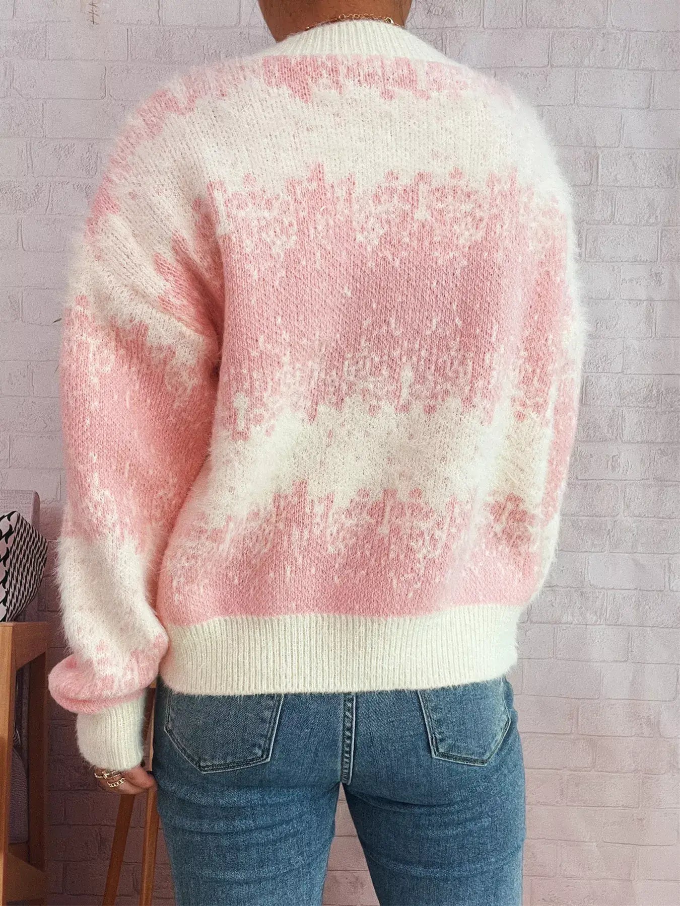 Ribbed Hem Button Up Cardigan - Cardigan