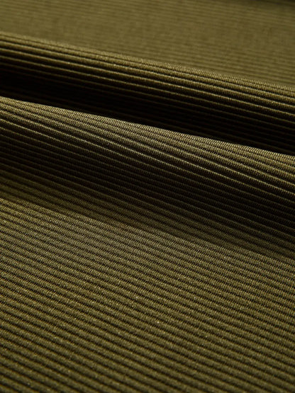 Ribbed Knit Oversized Sweatshirt