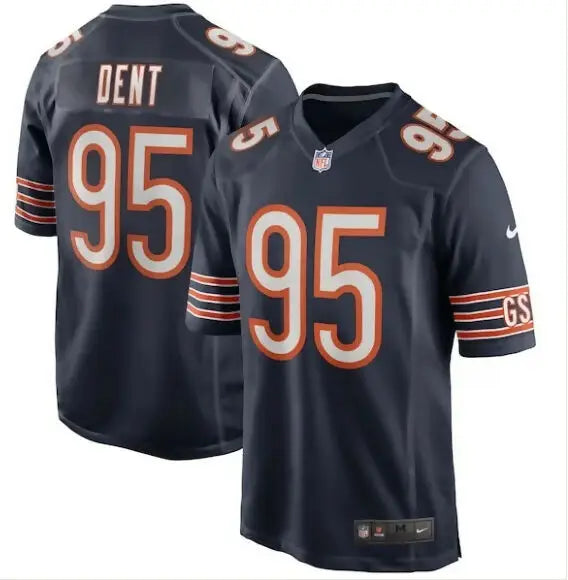 Dark blue and orange Richard Dent Chicago Bears Nike Game Retired Player Jersey number 95