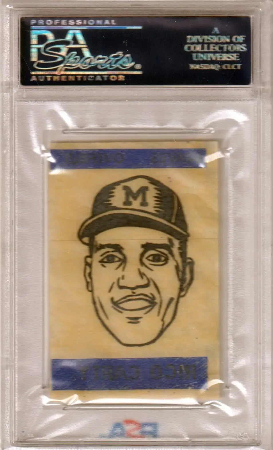Encased Rico Carty 1965 Topps Transfers PSA 4 baseball card from Columbia Hobby eBay