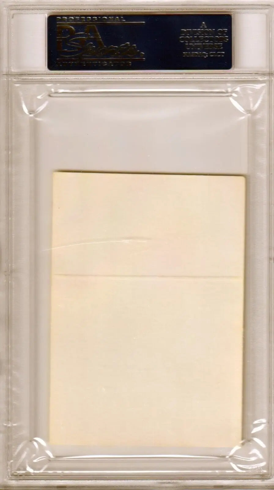 Graded blank card from RICO CARTY 1967 Kahn’s Wieners PSA 9 MINT for Columbia Hobby