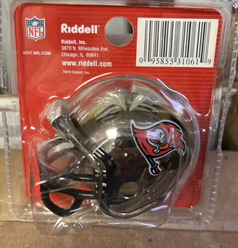 Tampa Bay Buccaneers Super Bowl Pocket Pro Football Chrome Helmet by Riddell