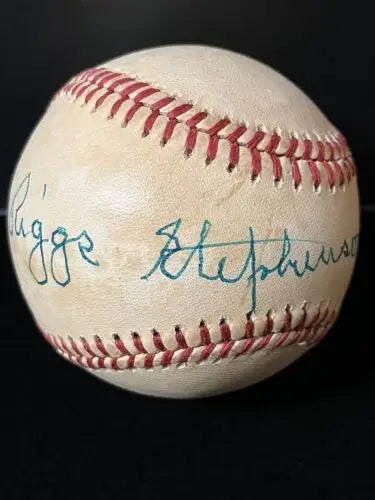 Autographed Riggs Stephenson Feeney NL Signed Baseball for Chicago Cubs collectors