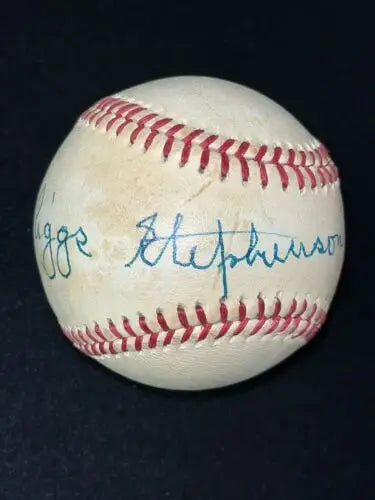Autographed Riggs Stephenson Feeney NL Signed Baseball for Chicago Cubs collectors