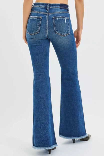 RISEN High Rise Flare Jeans