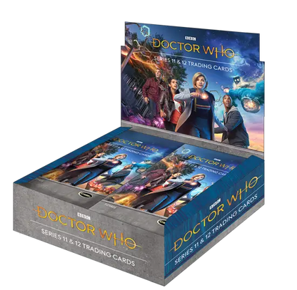Doctor Who trading card display box from Rittenhouse 2022 limited edition hobby box