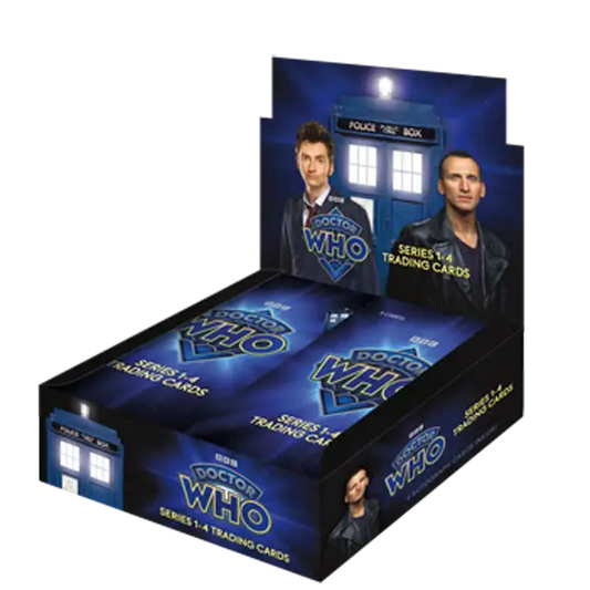 Rittenhouse 2023 Doctor Who Hobby Box featuring Christopher Eccleston and David Tennant