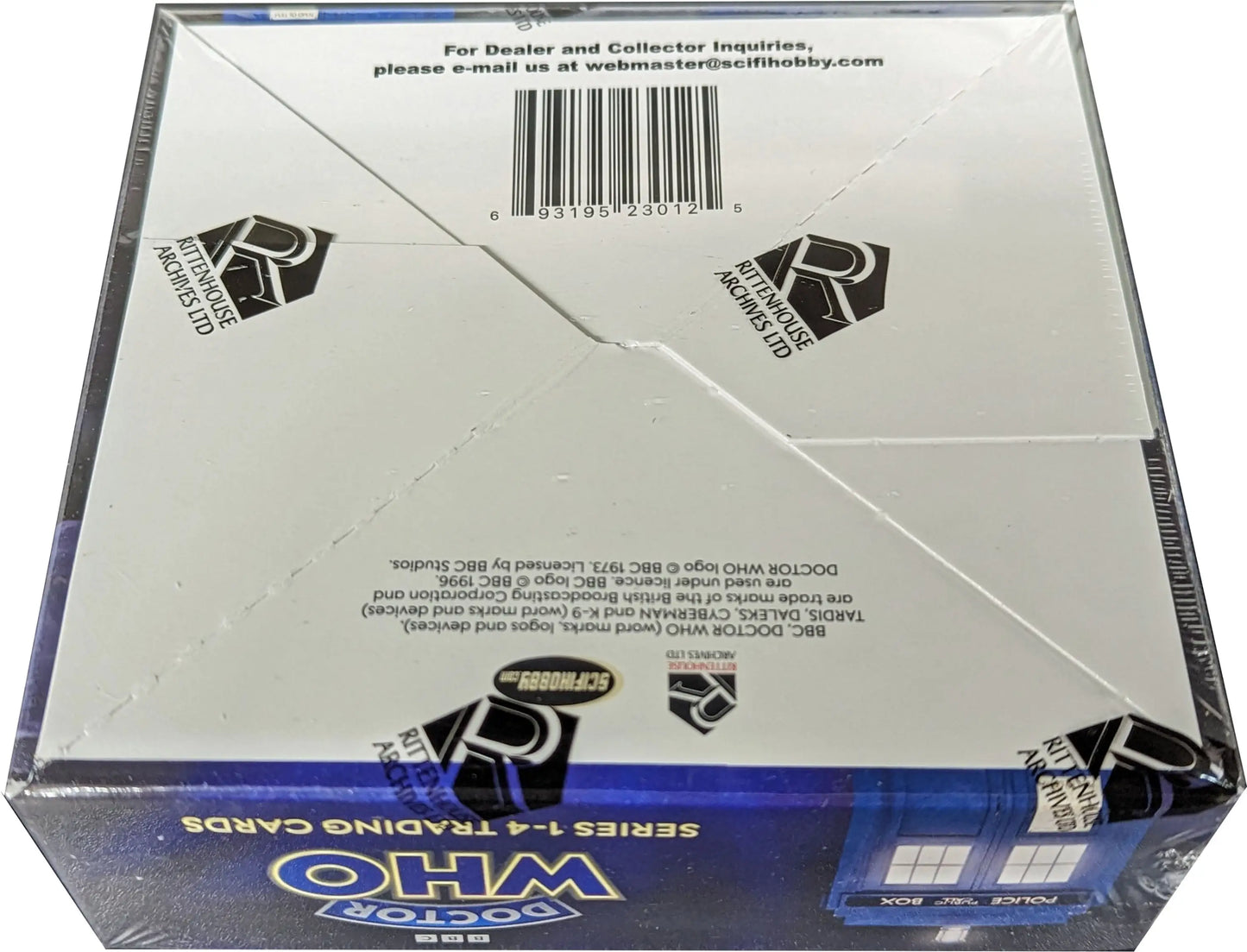 Rittenhouse 2023 Doctor Who Hobby Box featuring Christopher Eccleston and David Tennant