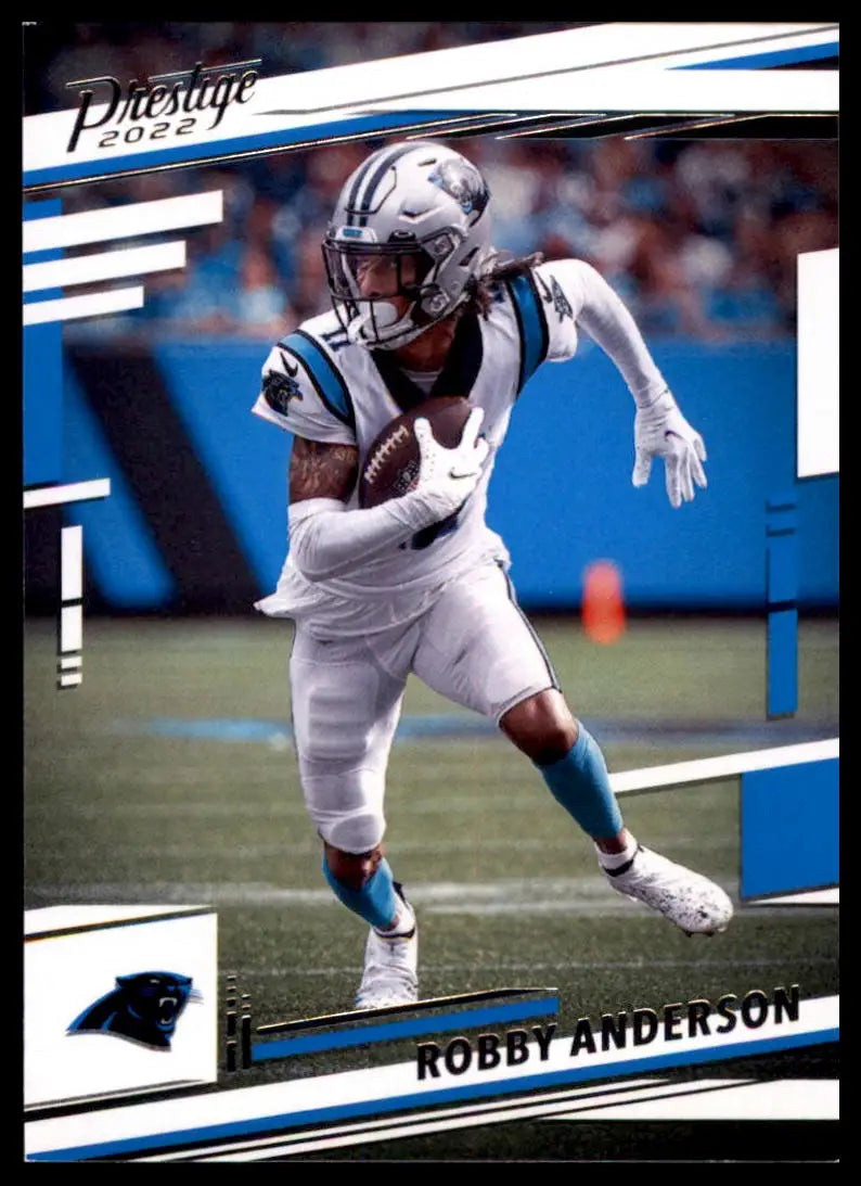Robby Anderson football card from Panini Prestige 2022 Carolina Panthers collection