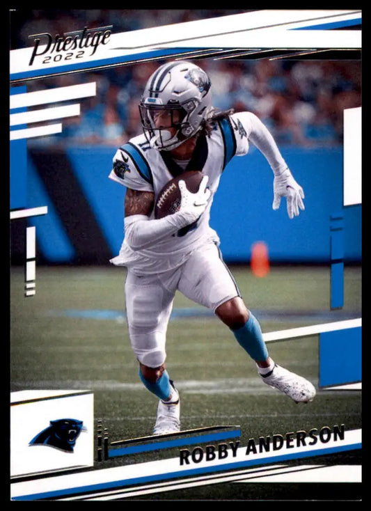 Robby Anderson football card from Panini Prestige 2022 Carolina Panthers collection