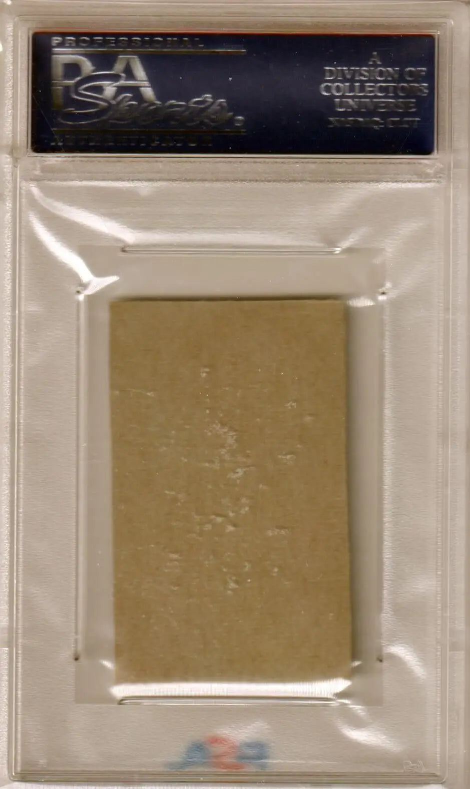 Graded encased tan card of Roberto Clemente from PIRATES collection, PSA authentic