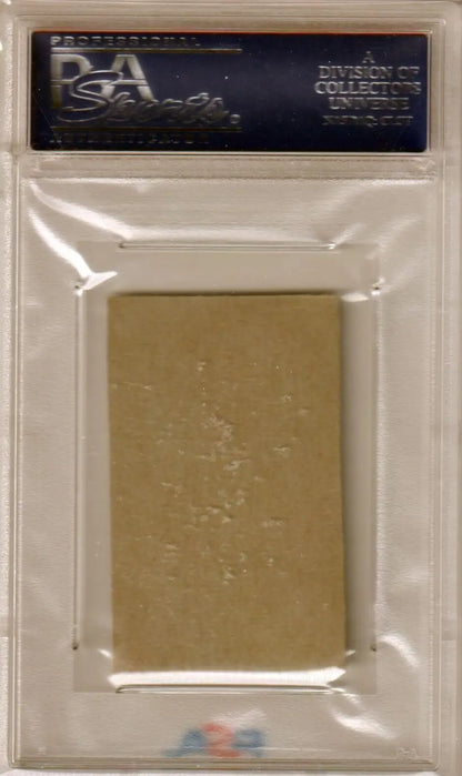 Graded encased tan card of Roberto Clemente from PIRATES collection, PSA authentic