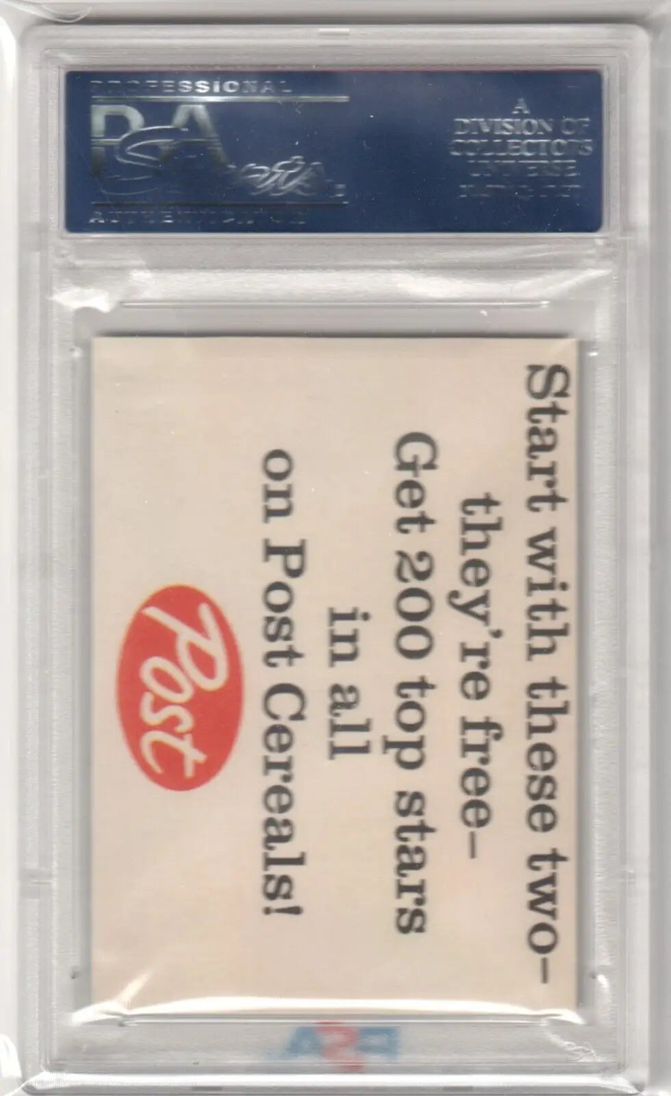 Graded Roger Maris Post cereal card from 1962 with ESPN magazine covers, Columbia Hobby