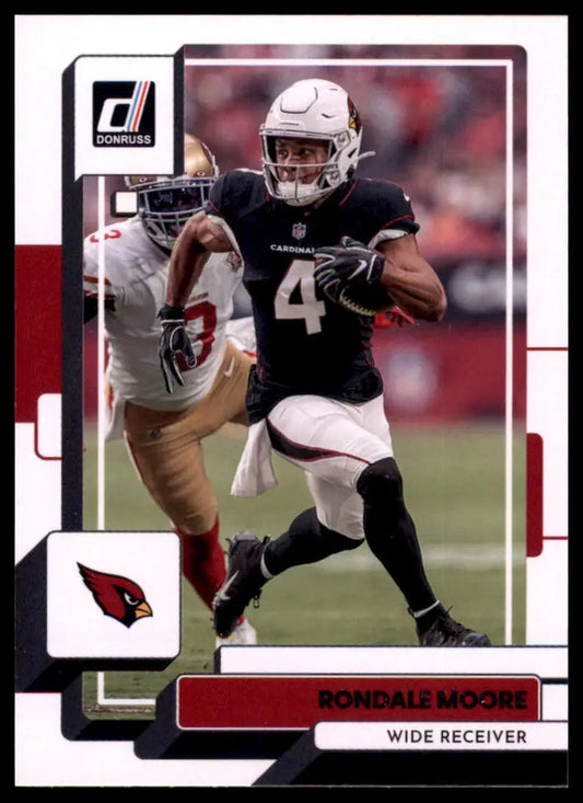 Rondale Moore football card from 2022 Donruss Arizona Cardinals collection