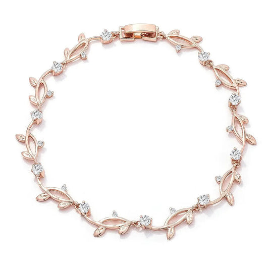 Rose Gold Vine Bracelet - Bracelets
