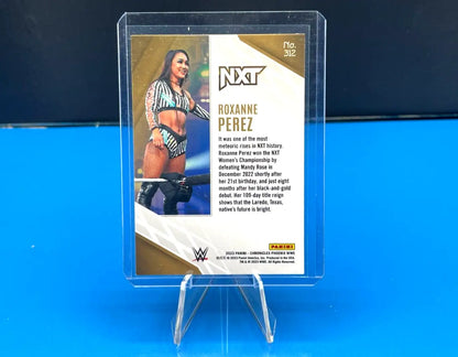 Roxanne Perez Silver Wave 2023 Panini Chronicles WWE Phoenix wrestling card #312