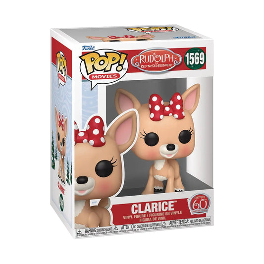 Funko Pop vinyl figure of Clarice from Rudolph the Red-Nosed Reindeer 60th anniversary