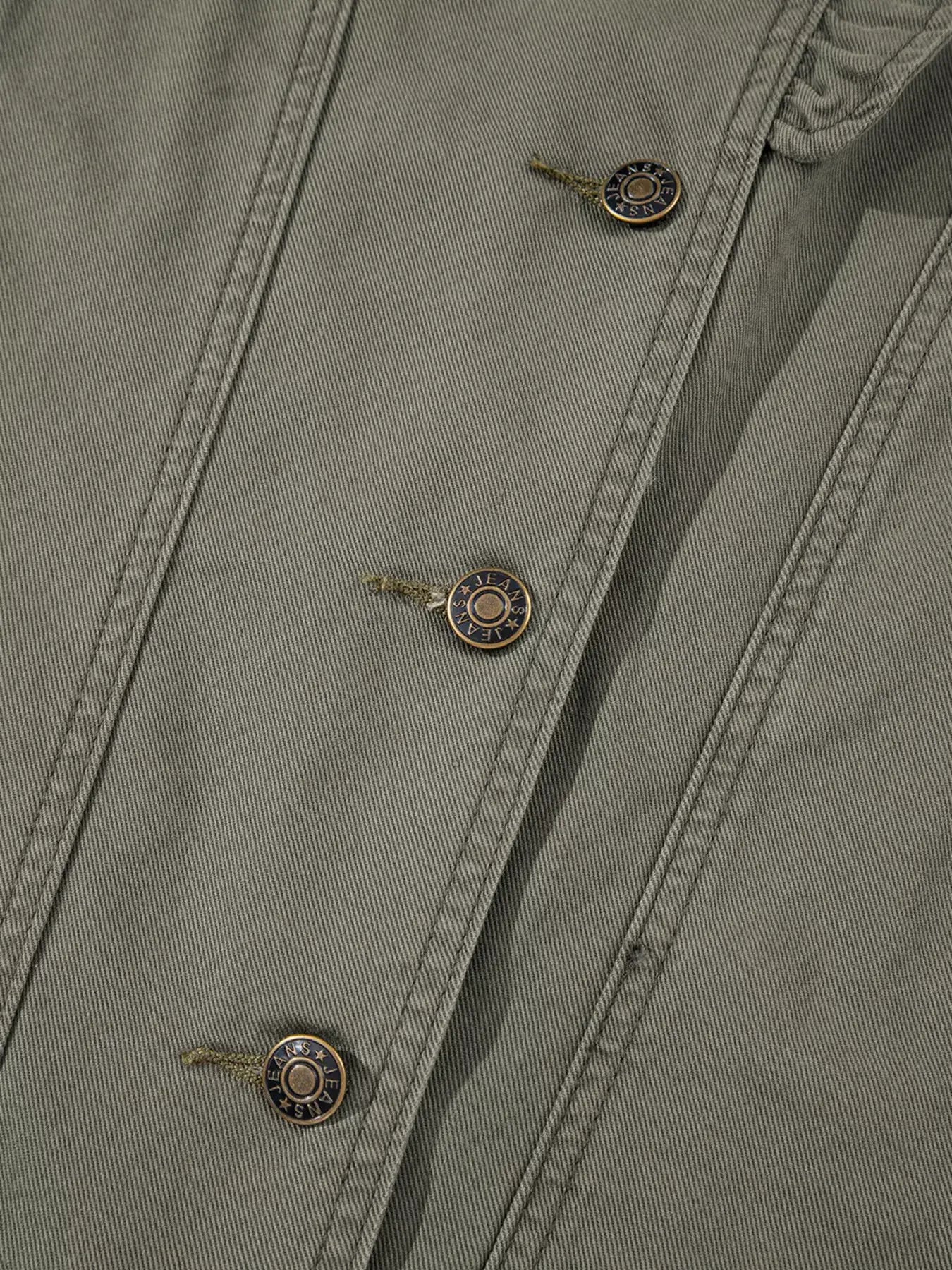 Ruffled Patchwork Denim Jacket Vest - Jacket Vest