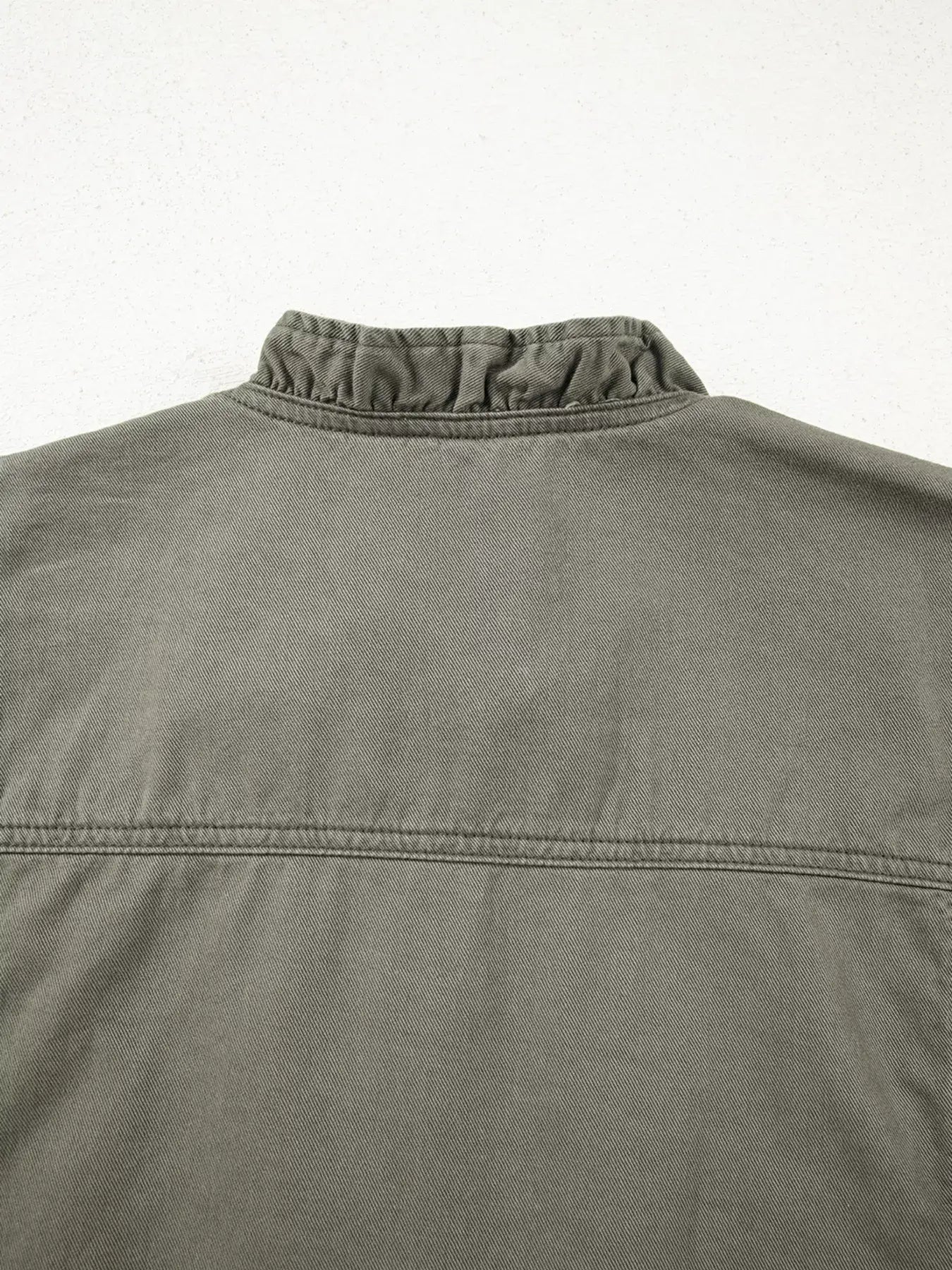 Ruffled Patchwork Denim Jacket Vest - Jacket Vest