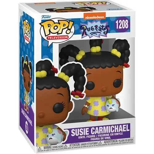 Funko Pop figure of Rugrats Susie Carmichael in a yellow polka dot dress